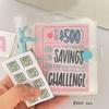 Mini Money Saving Binder PVC Mini Budget Binder Christmas Savings Challenges Book  Save Money