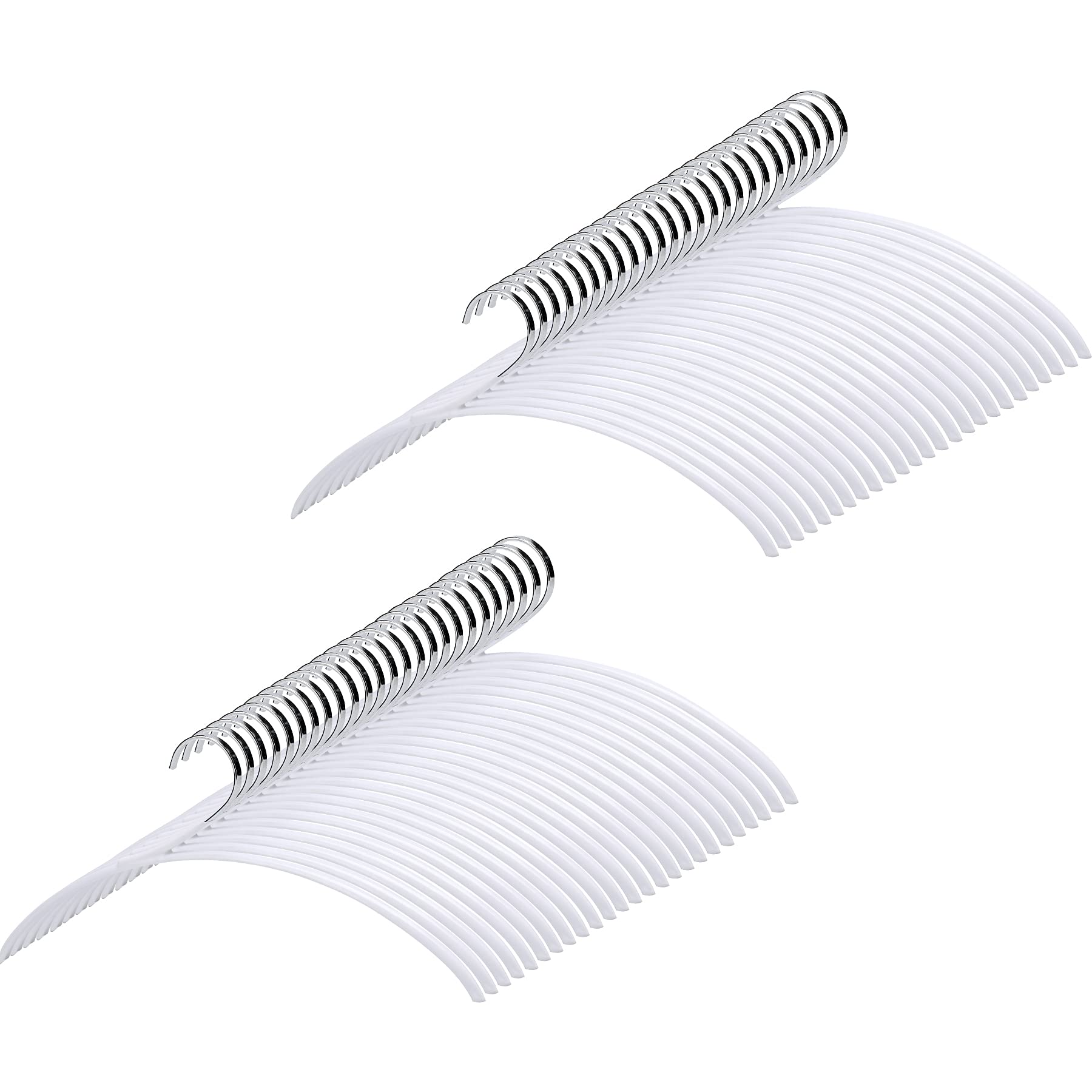 

AUV 50 Slim Laundry Hangers, Pairs, Anti-Slip, Non-Slip, Non-Marking, Wet/Dry Use, Space-Saving, Hangers, Multi-Function (White) белый