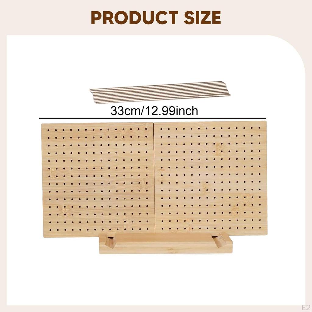 Virknålsblockeringsbräda Stickning Formning Granny Hantverksprojekt Pegboard för