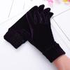 Party Winter Autumn Soft Women Solid Driving Gloves Gold Velvet Gloves Elastic Full Finger Mittens