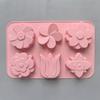 Kinds Flower Silicone Molds Different Flower-shaped Baking Molds Suitable for Soap and Candle Making Cake Chocolate Mould