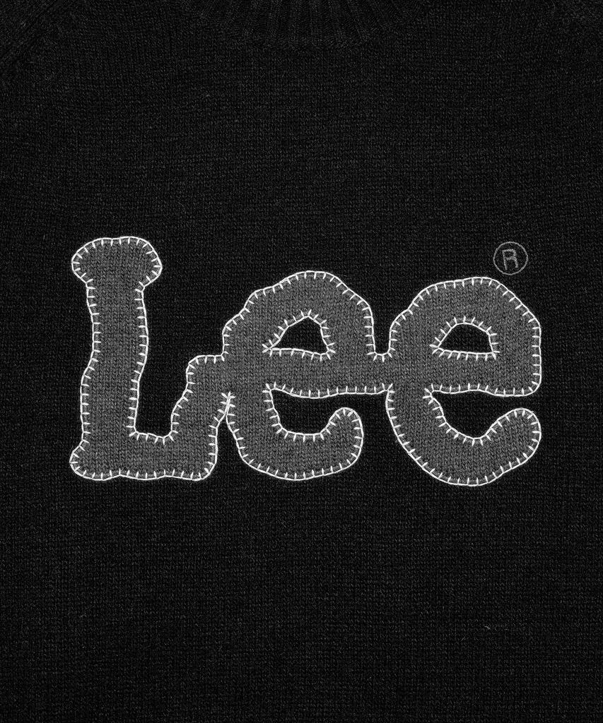 LEE Applique Big Logo Knit Black