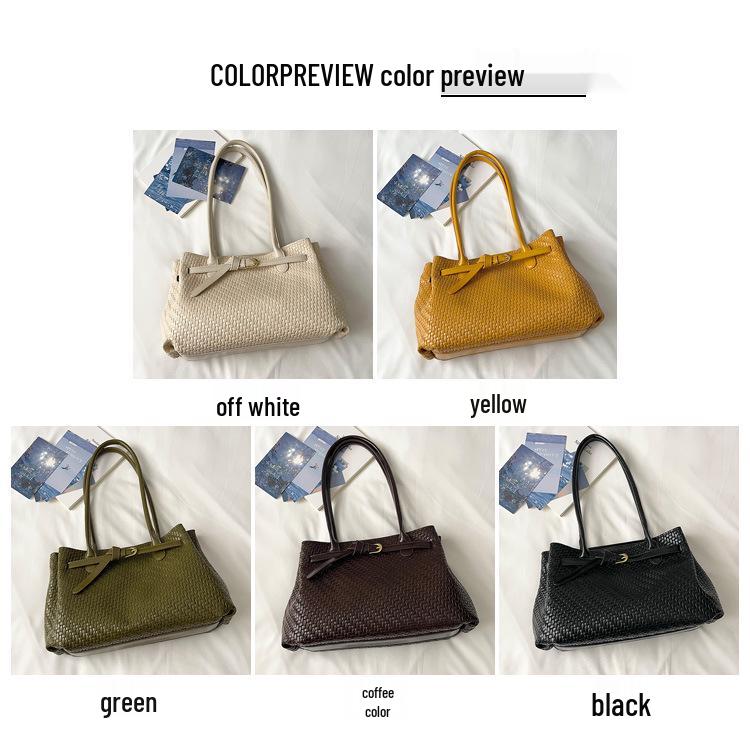 Women's 2026 New Large Capacity Versatile One-Shoulder Tote Bag for Fashion and Work Commute