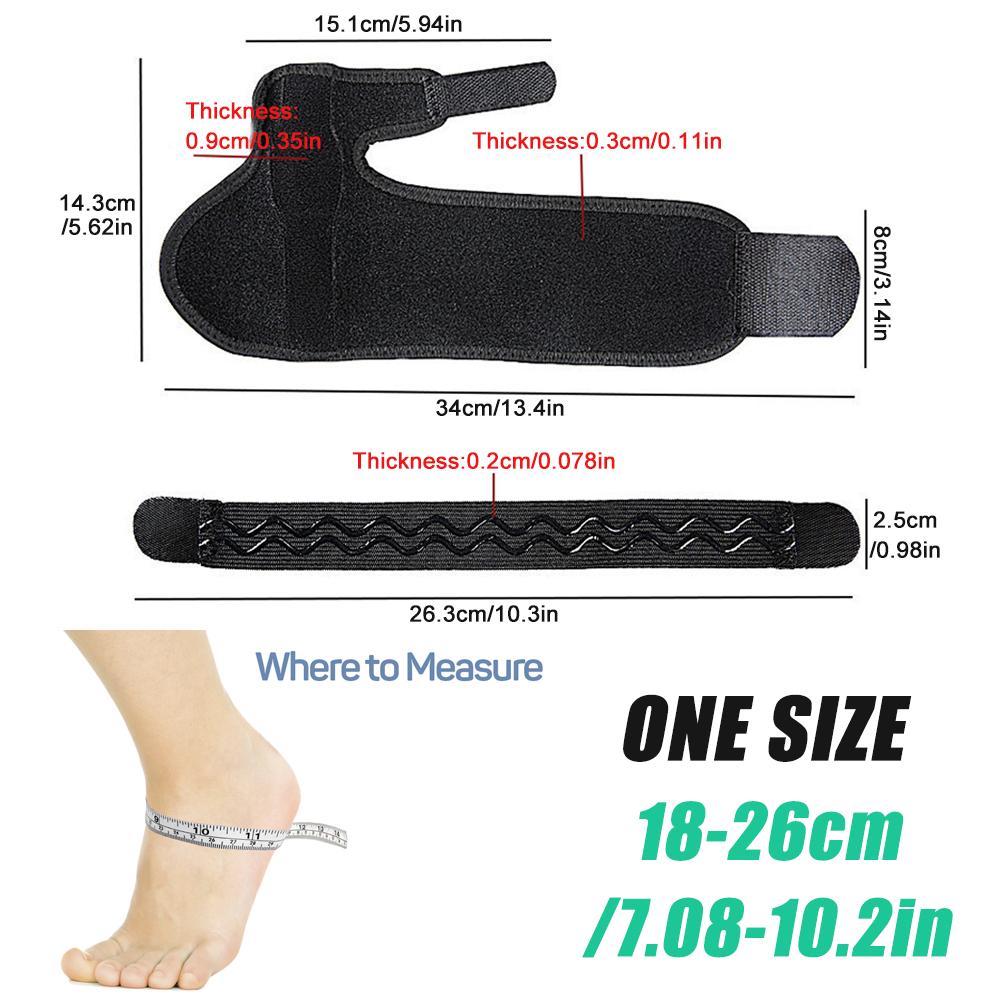 1Pc Ankle Brace Bunion Corrector Women Men Big Toe Straightener, Adjustable Bunion Splint Hallux Valgus Correction Toe Support