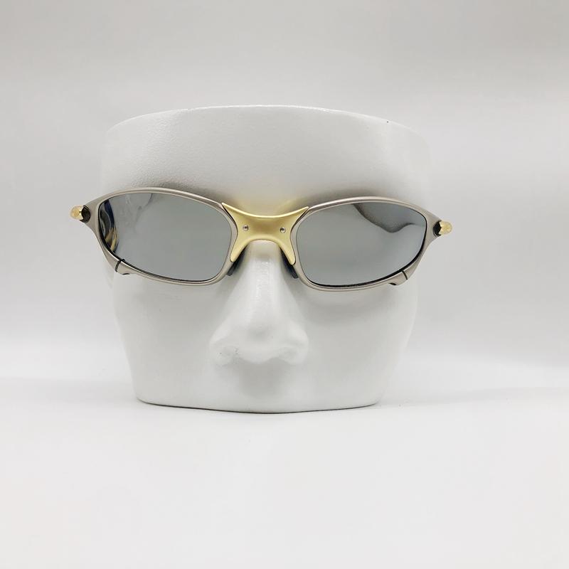 

MTB Man Polarized Sunglasses Cycling Glasses UV400 Fishing Sunglasses Metal Bicycle Goggles Cycling Eyewear Riding Glasses B2-7 срібний