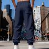 Men's Vintage-Inspired -Lined Utility Cargo Pants With Elastic Waist & Cuffed Ankles | Relaxed Fit Outdoor For Hiking & Casual Wear
