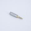 Gold Plated Stereo 3.5mm 4 Pole Repair Headphone Jack Plug Cable Audio Headphones Audio Jack Plug Connector Soldering