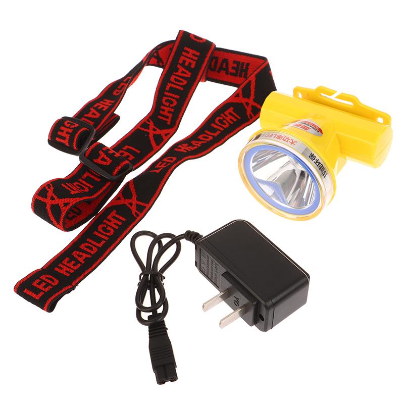 Outdoor am Kopf montierte LED Wasserdichte Gelbe Stirnlampe Leichtgewichtige Starklicht Taschenlampe Laterne Wiederaufladbares Campinglicht