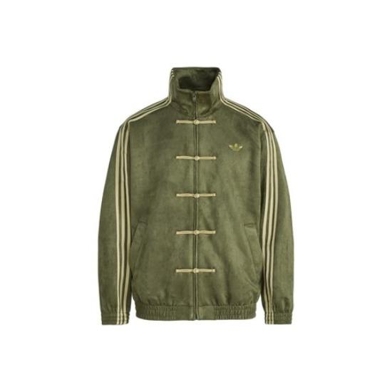 Adidas Originals CTT Chinesische Trainingsjacke Freizeitjacke KT3847 Unisex Grün