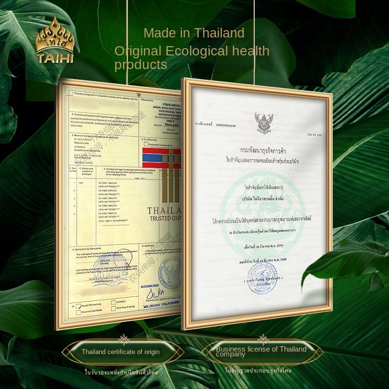 TAIHI High Quality Latex Pillow Thailand Massage Remedial Neck Pain Protect Cervical Health Care Orthopedic Pillows For Sleeping