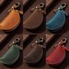 Crazy Horse Leather Car Key Pouch Genuine Leather Key Holder  for Secure Keys Storage