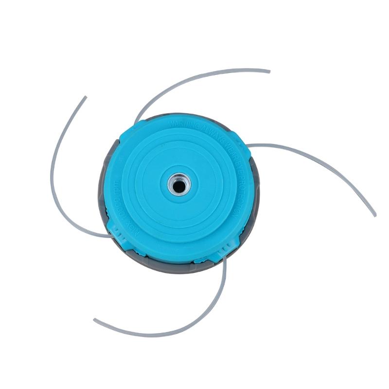 Durable 4 Line Trimmer Replacements Spool Suitable With Multiple Brands High Efficiency Cutting Nylon Head Lightweight Gardening Tool