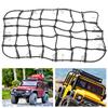 Elastic Luggage Roof Rack Net Stretchable Simulation Accessory for 1 8 1 10 RC CrawlerBlack