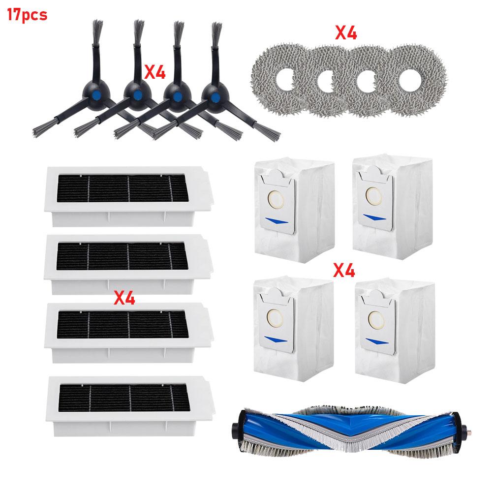 Stofzak Hoofdzijborstel Filter Dweil Accessoires Voor Ecovacs X5 OMNI / X5 PRO OMNI Robotstofzuiger X5Pro X5 Max Vervangingsonderdelen
