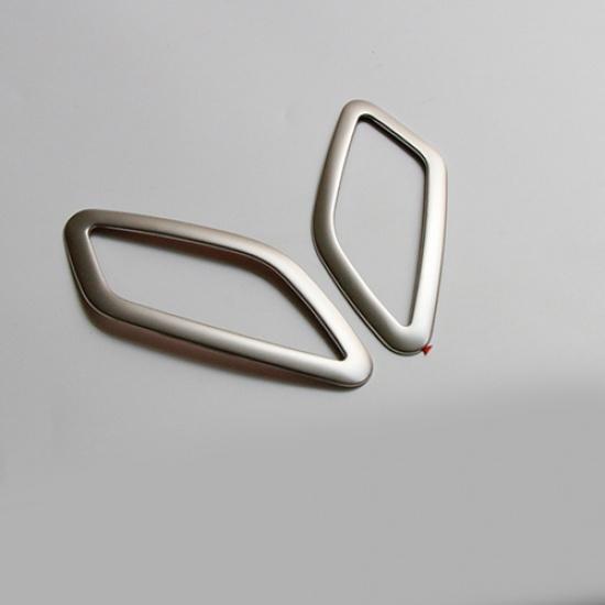 

Автомобиль-Стайлинг приборной панели кондиционер вентиляционная крышка наклейка отделка для Mercedes Benz CLA GLA A Class W117 C117 W176 X156 серебряный