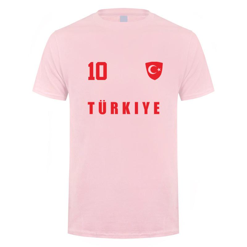 Turkey Footballer T Shirt Summer Cool Unisex Cotton Short Sleeve Turkey Tshirts Gift Unisex Tee Tops OT018