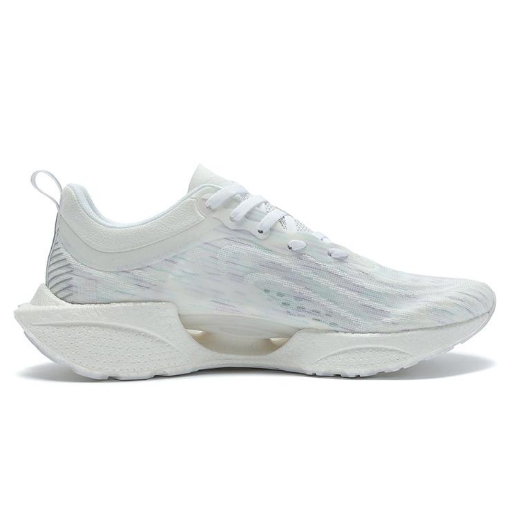 Li Ning Super Light 18 Comfortable Cushioning Breathable Slip Resistant Low Top Running Shoes Women's Standard White ARMR008-3