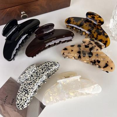 Acetate Hair Claw Clip Hair Accessories Hairpin Fashion Barrette  Women