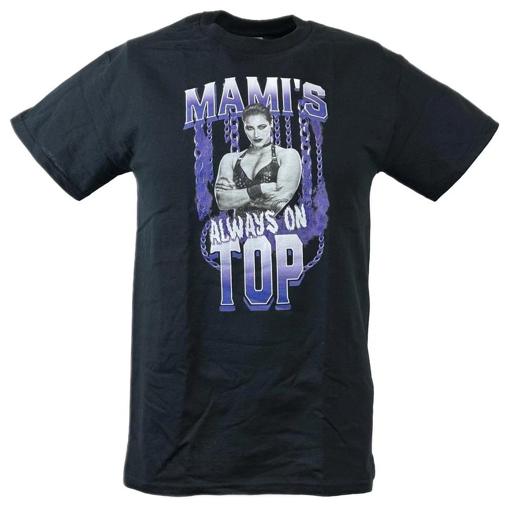 Rhea Ripley Mami Always on Top Black Tshirt M