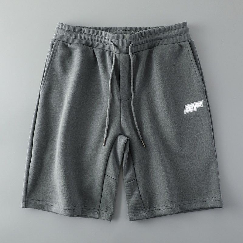Knit Casual Sports Shorts Men's Summer Air-Permeable Beachwear Men's Pants Running Workout Cropped Pants Export Men's Trousers