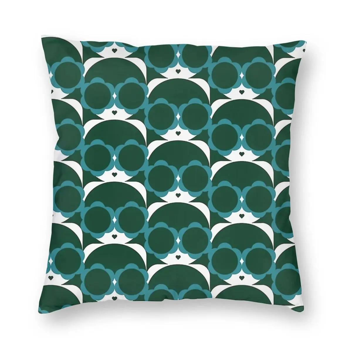 

Orla Kiely Цветы Винтажная Наволочка Принт Полиэстер Наволочка Декор Наволочка Домашняя Квадратная 66x66cm