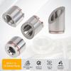 Oxygen Mounting Bungs and Plugs Adapter M18X1.5 Weld Stainless Steel O2 Oxygen Sensor Bung Flat Or Notched Style Or 30 45 Degree