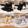 Plush Toy Cat Cartoon Stuffed Animal Doll Bedroom Decoration Kids Gift Cute