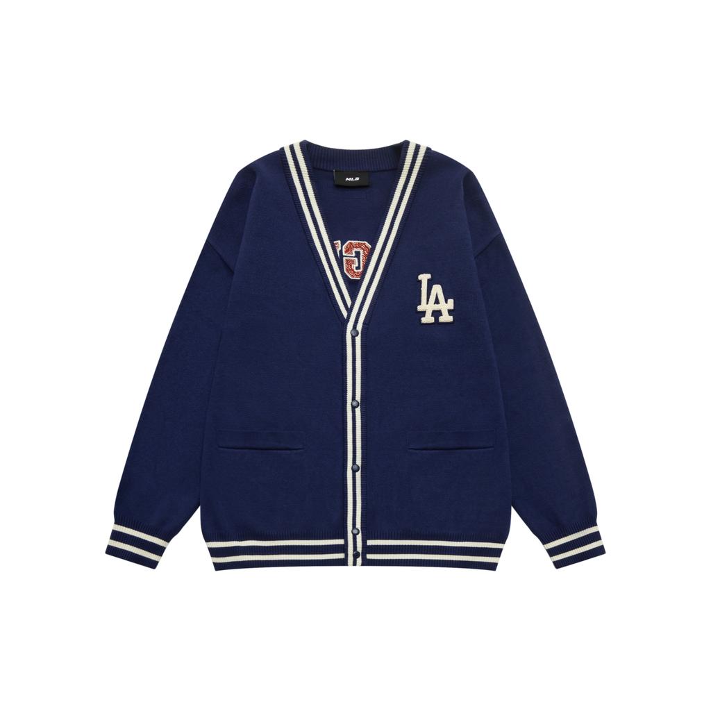 New MLB Los Angeles Dodgers Knitwear Unisex Navy Blue 3AKCV0134-07NYS