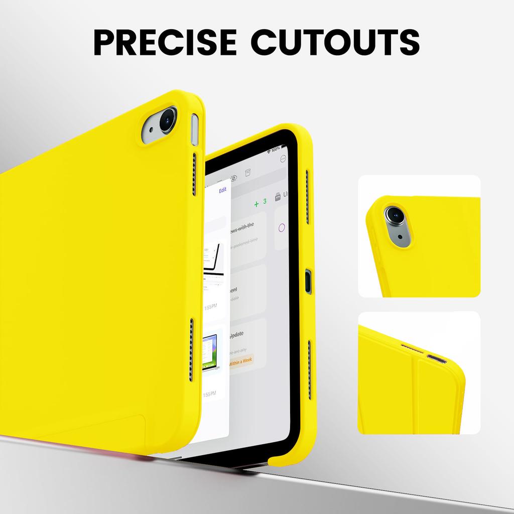 For iPad (A16) 11th 10th Generation Case 10.9 / 11 , Magnetic Flip Smart Cover Slim Trifold Auto Wake/Sleep Case