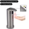 New Version Update Button Automatic Soap Dispenser, Stainless Steel Touchless Hand Free Motion Sensor Automatic Soap Dispenser