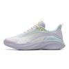 Anta Comfortable Cushioning Low-Top Running Shoes Women Sneakers White Purple Blue 122235565-4