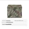 Foldable Camouflage Storage Organizer
