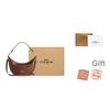Coach Aria 26 Silver Accessories Pearl Print Faux Leather And Cowhide Medium Shoulder Bag Women Shoulder Bag Copper CCL27-IMYGQ
