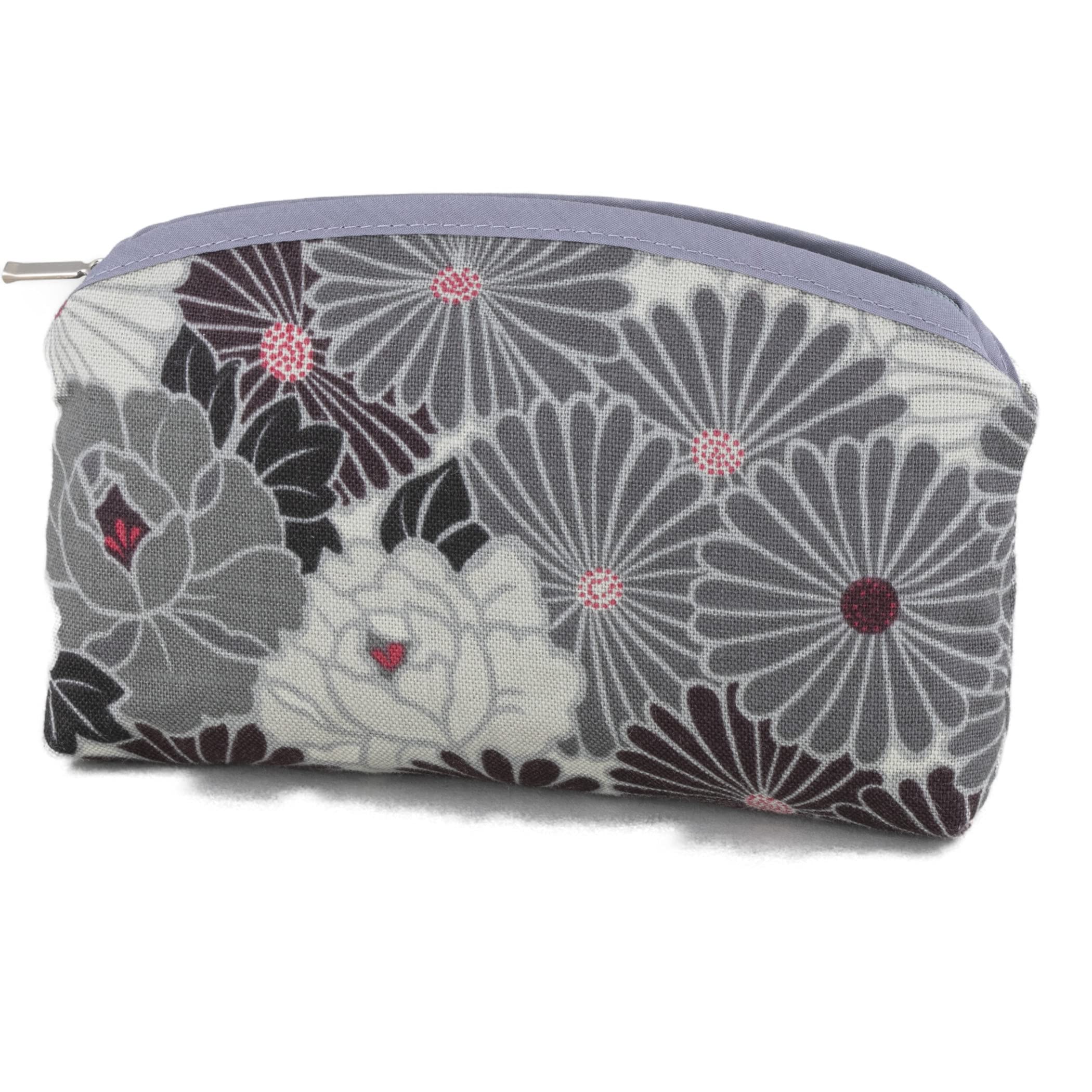 

Норен Японский узор Косметичка Цветок Сделано в Идеально для и Мелких предметов (Ретро - Черный) - Япония, Маленький, Тонкий, Портативный, Лекарство, Сберкнижка,