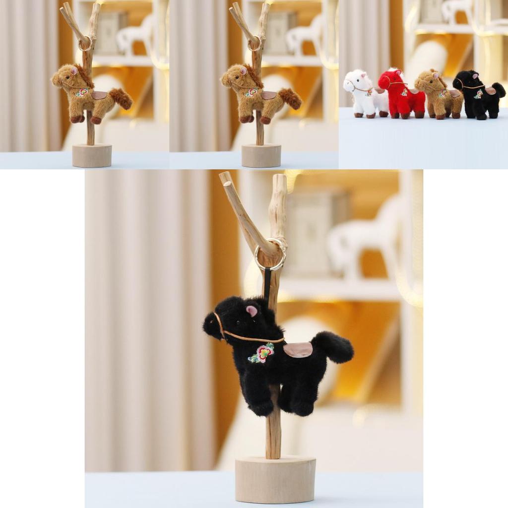 Plush Pony Keychain With Soft Short Plush For Kids And Collectors