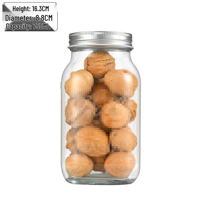 

Ru Han Retro Carved Wide-Mouth Mason Jars - 750ml Set of 4