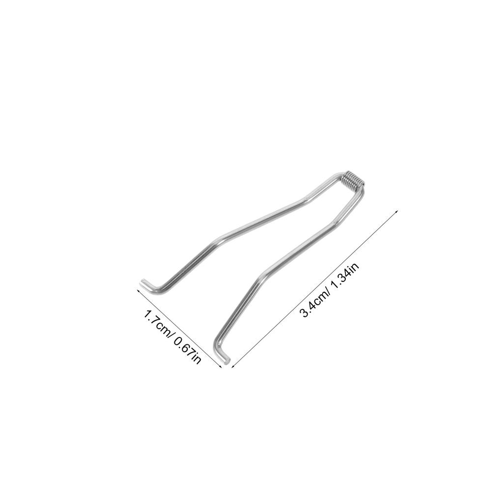 10Pcs Metal Nail Clipper Snap Spring Set Precision Torsion Spring for Professional Salon Home Nail Grooming Tool Maintenance