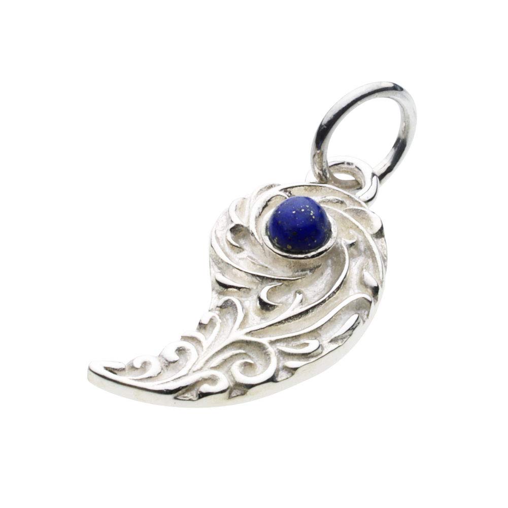 

Подвеска Magatama Arabesque Lapis Lazuli 925 Silver p0731 [Cenote] [Серебряные аксессуары]