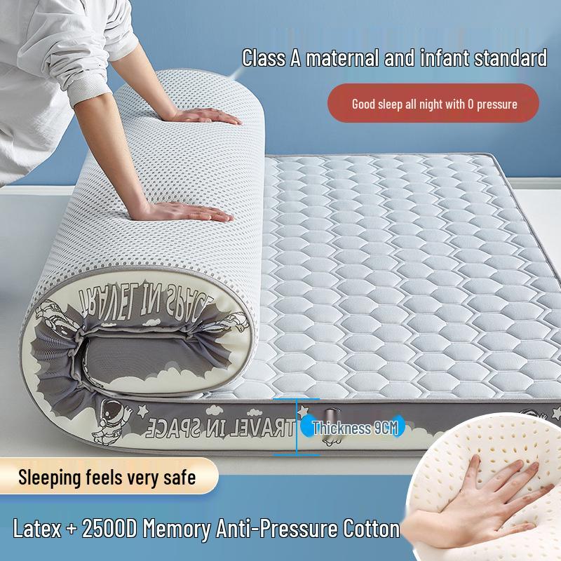 Comfort Latex & Sponge Mattress Pad for Home, Dorm, or Tatami