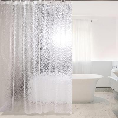 Spot Water Cube PEVA Waterproof & Mildew-Proof Shower Curtain, Bathroom Partition