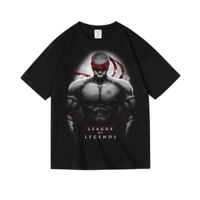 Παιχνίδια 2024 LOL League of Legends Ανδρικό Τυπωμένο Γυναικείο Βαμβακερό T-Shirt με Στρογγυλή Λαιμόκοψη Κοντομάνικο Μισομάνικο Ανδρικό Γυναικείο T-Shirt