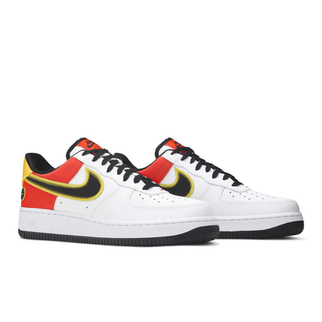 Nike Air Force 1 Low 'Roswell Raygun' (Unisex) White / Black / Orange Flash / Amarillo Skate Shoes CU8070 100