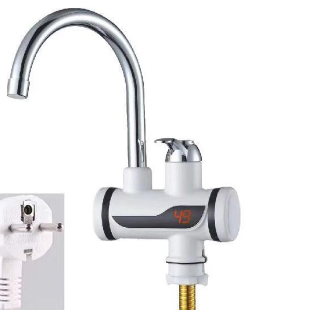 3000W Bathroom Hot Water Faucet Cold Hot Dual Use Electric Heating Water Tap Faucet