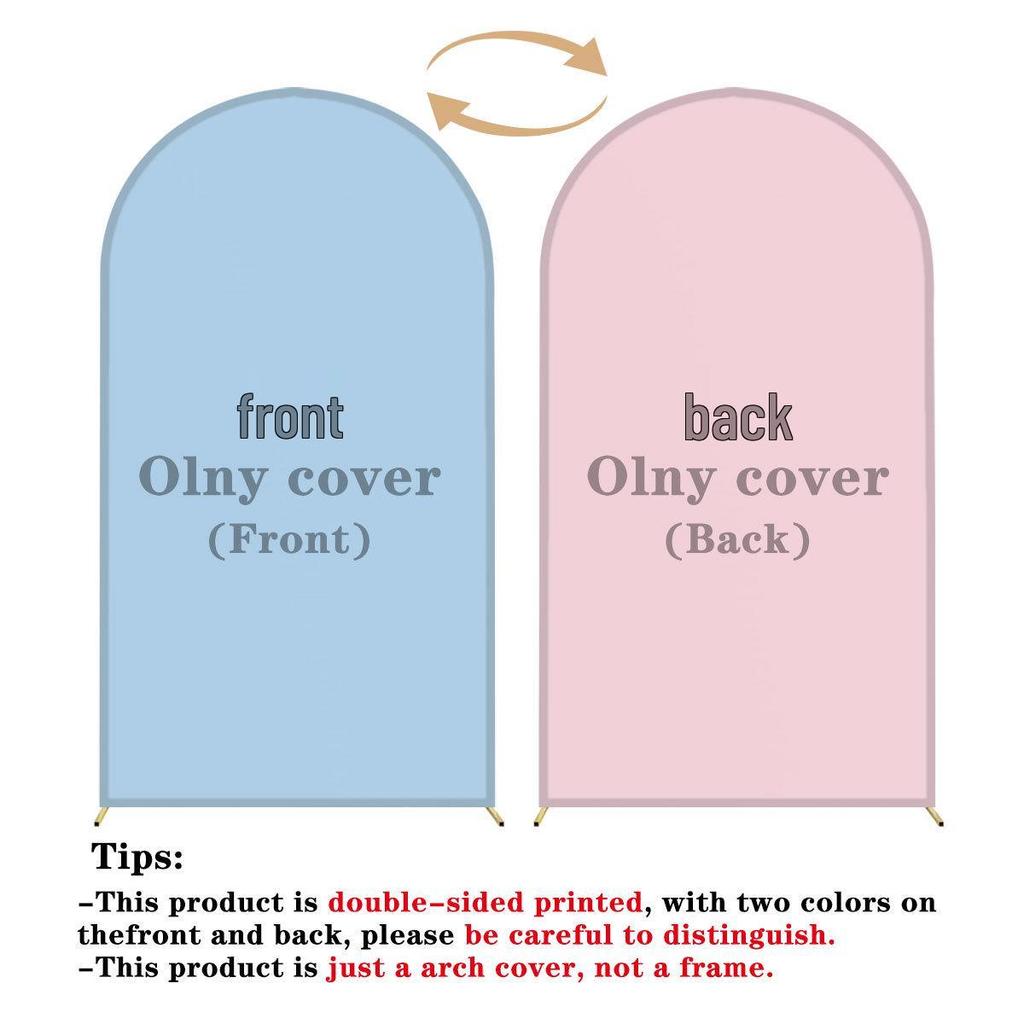 Two-Color Arch Cover Festival Balloons & U-Shaped Background Cloth Party Decoration