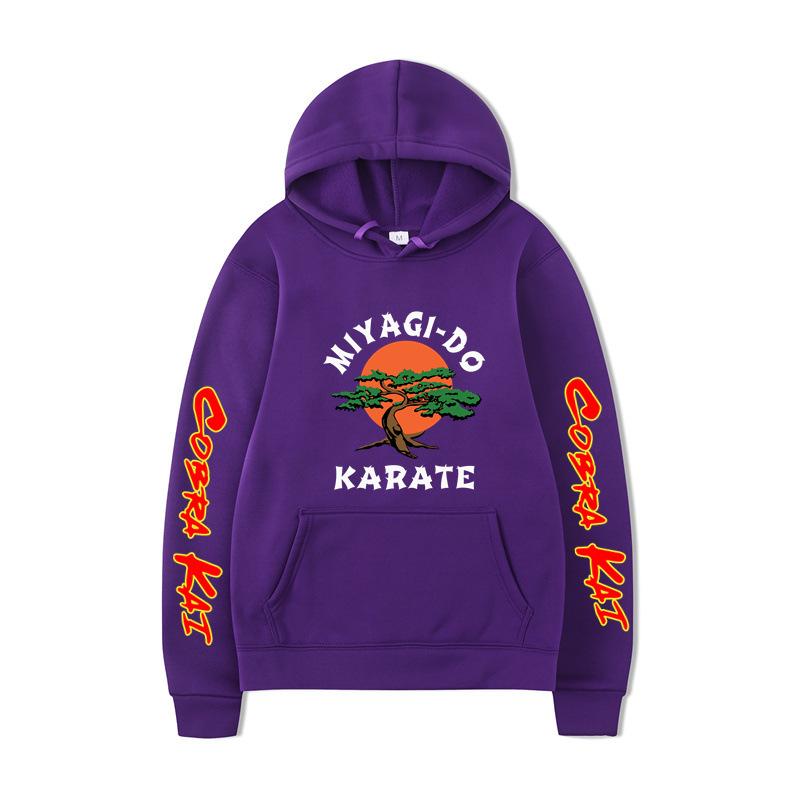 Karate Kid Val Armorr Cobra Print Men's Hoodie Brand Hoody Y2K Clothes Vintage Fashion Unisex Long Sleeve Pullovers