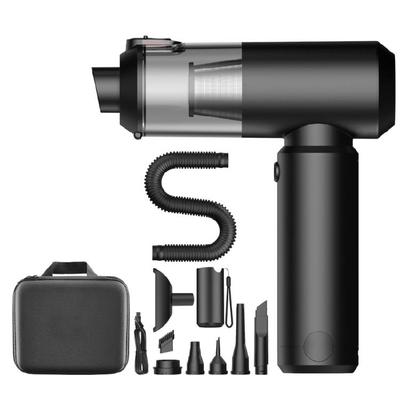 Two Power Air Duster 16500Pa Strong Suction For Keyboards Car Upholstery With Removable Battery Chargers