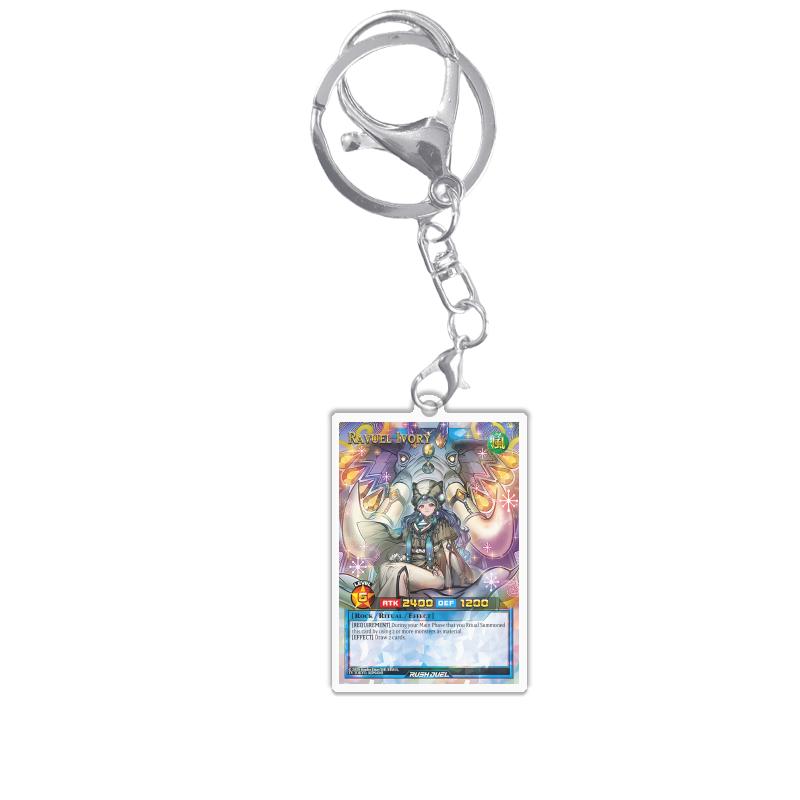 Keychains for Yugioh Rush Duel Rd Princess Cosmos Deathtacle Acrylic Pendant Backpack Ornament Decoration Anime Game Fans Gift