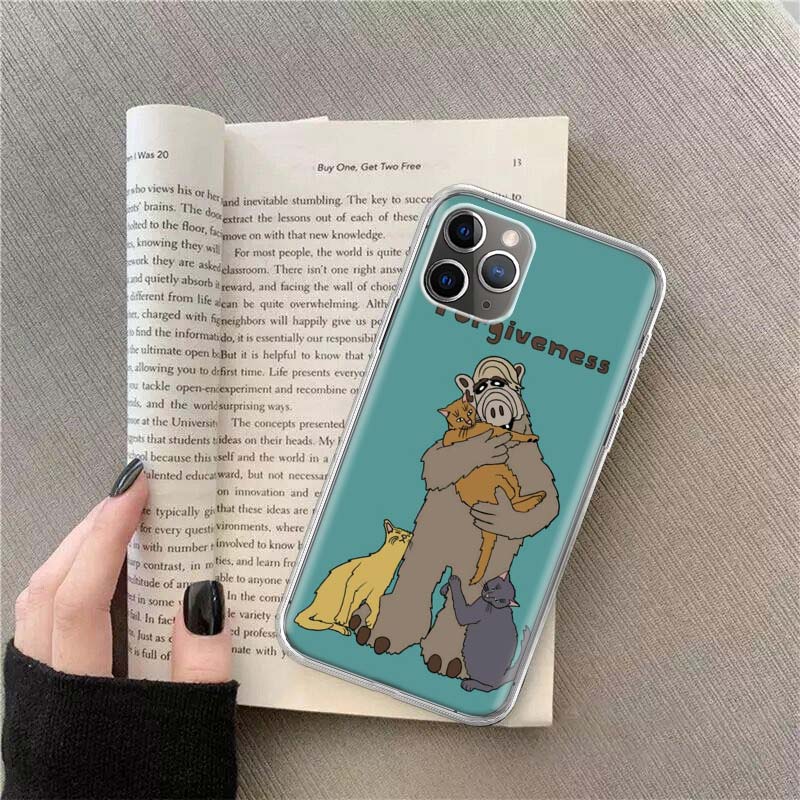 Funda de Teléfono Serie de TV Alf Para Apple Iphone 12 13 Mini 14 15 Pro 17 Pro Max Air 11 16E 16 Plus Cubierta de Carcasa TPU Transparente