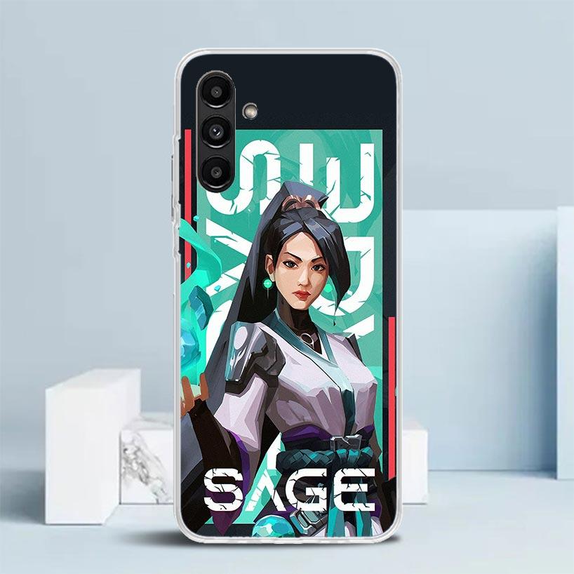 Valorant Sage Phone Case For Samsung Galaxy A17 A37 A57 A16 A15 A14 A13 A56 A55 A54 A53 A36 A35 A34 A33 A26 A25 A24 A23 Galaxy A