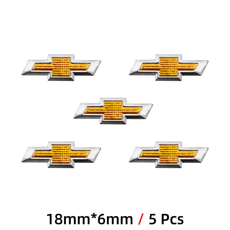 18mm/22mm metal Car Remote Key Fob Emblem Badge Radio button Sticker Replacement For Chevrolet Cruze Captiva Trax Malibu Sail